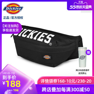 Dickies潮牌斜挎包男士腰包新款潮流休闲女士胸包单肩包包C012