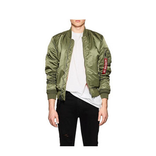 ALPHA INDUSTRIES 阿尔法工业 MA-1 军迷夹克 MJM21000C1 军绿色 M