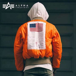 ALPHA INDUSTRIES 阿尔法工业 MA-1 军迷夹克 MJM21000C1 军绿色 M