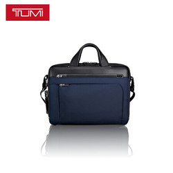 途明 TUMI ARRIVE'系列男士商务旅行高端时尚聚酯纤维公文包0255002NVY2 蓝色