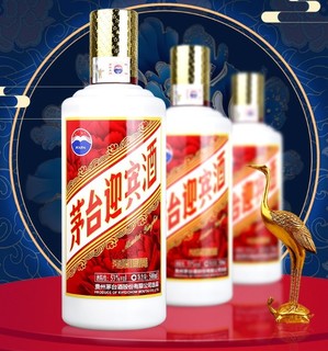 MOUTAI 茅台 迎宾酒 花开富贵 53度 酱香型白酒 500ml*6瓶