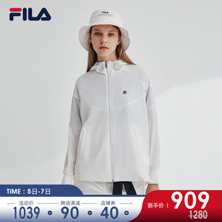 FILA 斐乐官方女子外套 2020夏季新款防晒梭织罩衫皮肤衣运动外套