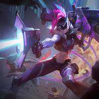 LEAGUE OF LEGENDS英雄联盟 英雄皮肤 源计划：疯狂 金克丝