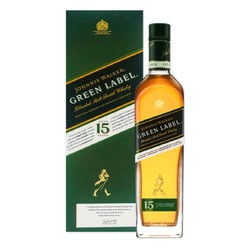 Johnnie Walker 尊尼获加绿牌绿方调配威士忌酒750ml进口洋酒顺丰 *2件