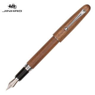 JINHAO 金豪 9035 木杆钢笔 0.5mm 送墨水