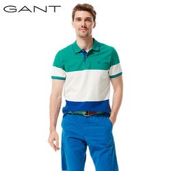 GANT 甘特 2052012 拼色短袖POLO衫