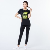 限尺码：New Balance 新百伦 AWT81569-BK 女款透气纯棉T恤