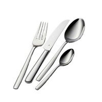 WMF福腾宝 profi select刀叉四件套 不锈钢餐勺+茶勺+餐叉+餐刀 金属银色+凑单品
