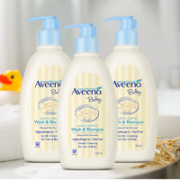 黑卡会员：Aveeno 艾惟诺 每日倍护洗发沐浴354ml 压泵装