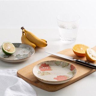 爱陶aito日式餐具 美浓烧水果盘子创意菜盘家用陶瓷碟子牛排餐盘