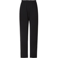 3COLOUR 三彩 女士自然腰直筒休闲九分裤D936895K10 黑色M