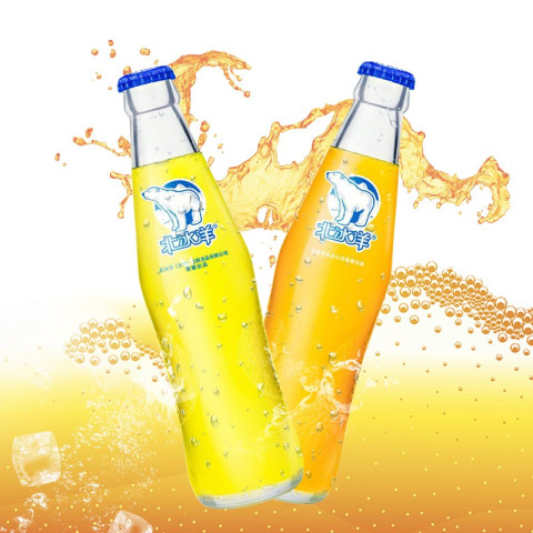玻璃瓶碳酸饮料_北冰洋 桔橙双拼 248ml*6瓶多少钱-什么值得买