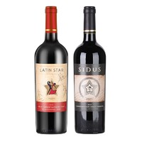 SIDUSWINE 星得斯 智利原瓶进口干红葡萄红酒(H600+H800)组合装 750ml*2支