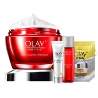 Olay 玉兰油 大红瓶新生塑颜金纯面霜 50g＋赠活肤露18ml+淡斑精华7ml+眼霜0.5ml*4