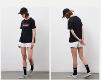 Vans 范斯 Boyfriend VN0A3ZODBLK 女子棋盘格短袖T恤