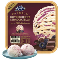 京东PLUS会员：玛琪摩尔 鲜奶冰淇淋 博伊森莓味 2L