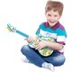 费雪(Fisher-Price)儿童电吉他玩具 婴幼儿音乐启蒙玩具宝宝早教弹奏乐器礼物女男孩蓝色GMFP006 *2件 +凑单品