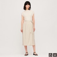 UNIQLO/优衣库 女装 斜纹针织裹裙 426013