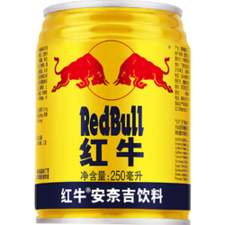 红牛(redbull)安奈吉饮料 250ml*24罐整箱运动型功能饮料补充能量