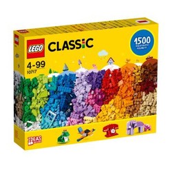 LEGO 乐高经典创意系列classic拼砌积木10717创意加量盒1500粒装