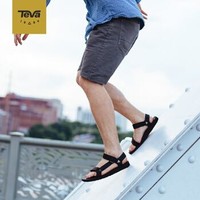 Teva 太哇男凉鞋经典休闲鞋子Original Universal时尚百搭舒适平底 黑色 45.5(鞋长30cm)
