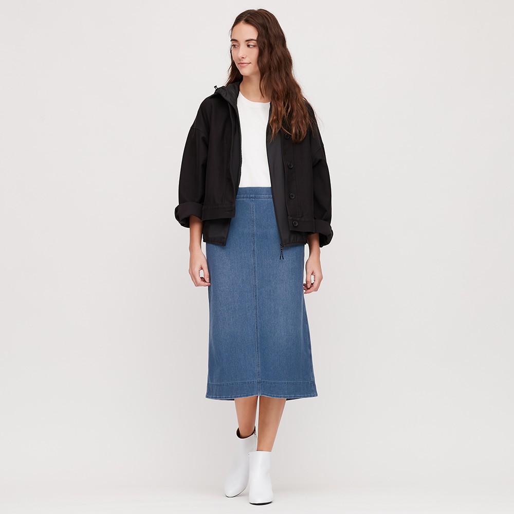 uniqlo 优衣库 422709 女士牛仔针织裙