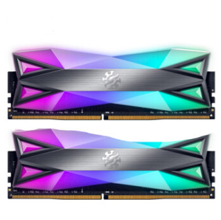 威刚 XPG龙耀D60G DDR4 3000 8GX2套装 RGB台式机内存条