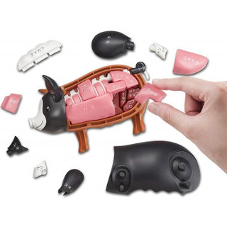 万代（BANDAI） Megahouse 3D立体动物拼图 儿童模型玩具（无售后！！！） 黑猪