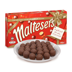 maltesers 麦提莎 澳洲进口 麦丽素牛奶夹心巧克力豆 360g *3件