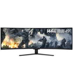 Acer 宏碁 EI491CR P 49英寸量子点带鱼屏 (144Hz、1800R、FreeSync、HDR400)