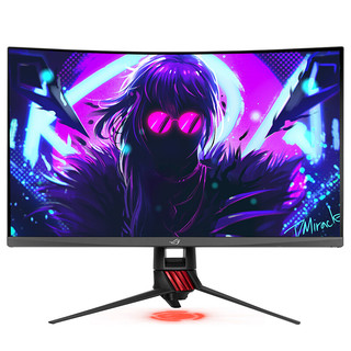 ROG 玩家国度 猛禽 XG27WQ 27英寸 VA 曲面 FreeSync 显示器（2560×1440、165Hz、125%sRGB、HDR400）