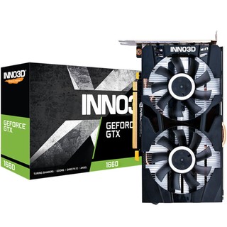 INNO3D 映众 GeForce GTX 1660 黑金至尊版 显卡 6GB 黑色