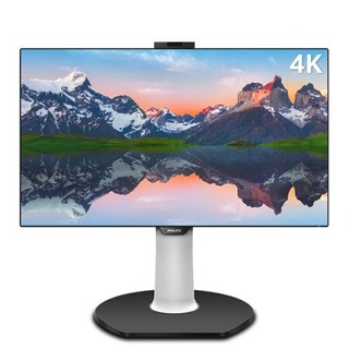 PHILIPS 飞利浦 329P9H 31.5英寸 IPS 显示器 (3840×2160、60Hz、108%sRGB、Type-C 65W)