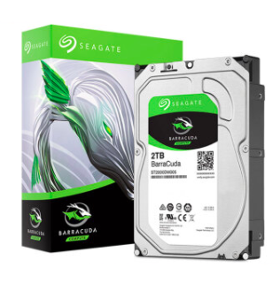 SEAGATE 希捷 酷鱼BarraCuda 台式机硬盘 2TB 5400rpm 256MB ST2000DM005