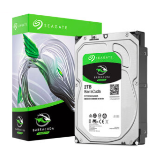 SEAGATE 希捷 酷鱼BarraCuda系列 3.5英寸 台式机硬盘 2TB (SMR、5400rpm、256MB) ST2000DM005