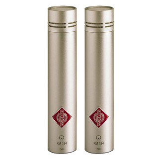 Neumann KM184专业电容式小振膜立体声乐器录音麦克风(单只)