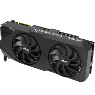 ASUS 华硕 DUAL-GeForce RTX 2080 Super-O8G-EVO OC 显卡 8GB 黑色