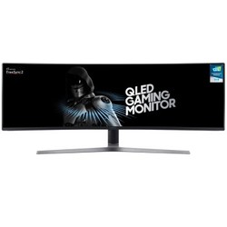 SAMSUNG 三星 49英寸 CHG9 带鱼屏 144Hz 曲面 HDR600 量子点 爱眼 玄龙骑士电竞显示器  (C49HG90DMC)