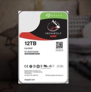 SEAGATE 希捷 酷狼IronWolf系列 3.5英寸NAS硬盘 12TB 256MB(7200rpm、PMR)ST12000VN0008