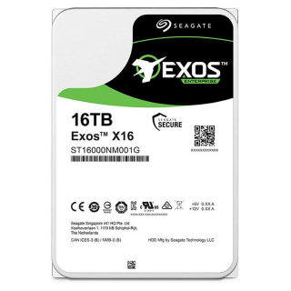 SEAGATE 希捷 银河Exos X16系列 16TB 3.5英寸 企业级机械硬盘 ST16000NM001G (7200rpm、PMR(CMR))