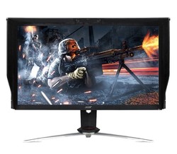 宏碁（Acer）暗影骑士27英寸4K高分IPS屏120Hz HDR400 90IP3色域专业电竞显示器(音箱 遮光罩)XV273K P