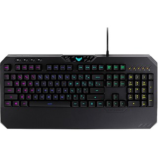 ASUS 华硕 飞行堡垒TUF K5 机械键盘 RGB背光键盘 黑色 108键