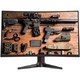  HKC 惠科 G271F 27英寸 VA曲面电竞显示器（144Hz、FreeSync、1800R、1ms）　