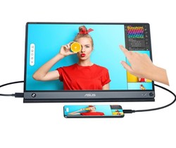 ASUS 华硕 MB16AMT 15.6英寸便携显示器 10点触控 内置电池