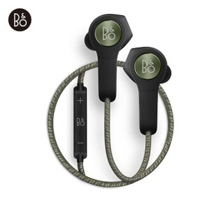 B&O PLAY H5 无线蓝牙磁吸断电入耳式音乐运动手机耳机 橄榄绿色