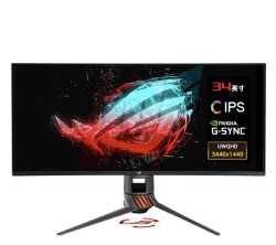 ASUS 华硕 ROG PG349Q 34英寸曲面显示器(21:9、1900R、2K、120Hz)