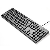 灵蛇 K200 104键 有线薄膜键盘 黑色 无光