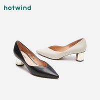 hotwind 热风 H18W0507 女士时尚粗跟高跟鞋