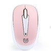 (uFound)R50无线鼠标 办公鼠标 智能省电轻薄鼠标 女生便携鼠标笔记本鼠标 电脑鼠标 粉色
