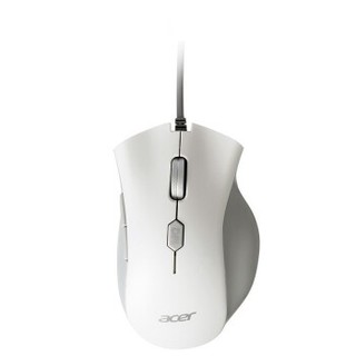 宏碁(acer)有线鼠标 Y910办公商务有线游戏鼠标 人体工学设计4档可调DPI Y910-W  白色